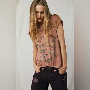 Daydreamer for Free People butterfly tour tee
